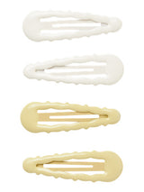 Lil' Atelier Kids Hanne 4p hair clips Coconut Milk
