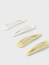 Lil' Atelier Kids Hanne 4p hair clips Coconut Milk