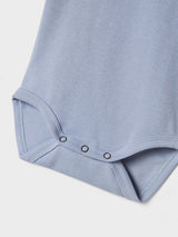 Lil' Atelier Baby Lalo Tab romper Zen Blue