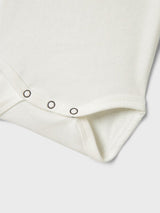 Lil' Atelier Baby Lalo Tab romper Coconut Milk