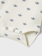 Lil' Atelier Baby Lavo Eni romper Coconut Milk PAPER BOAT
