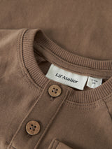 Lil' Atelier Baby Dolan joe ss body Coca Mocha