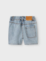 Lil' Atelier Mini Hilbert denim shorts Light Blue Denim