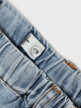 Lil' Atelier Mini Hilbert denim shorts Light Blue Denim