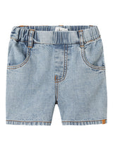 Lil' Atelier Mini Hilbert denim shorts Light Blue Denim