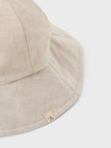 Lil' Atelier Baby Tarou zonnehoedje Bleached Sand