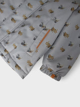 Lil' Atelier Mini Lasnow10 jas Ultimate Grey AIRPLANES