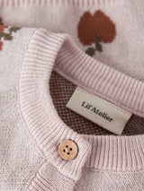 Lil' Atelier Baby Lulio knit cardigan noos Hushed Violet