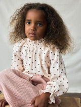 Lil' Atelier Mini Lilia blouse Silver Peony