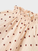 Lil' Atelier Mini Lilia blouse Silver Peony