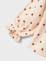 Lil' Atelier Mini Lilia blouse Silver Peony