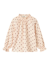 Lil' Atelier Mini Lilia blouse Silver Peony