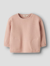 Lil' Atelier Baby Noella sweater Cameo Rose