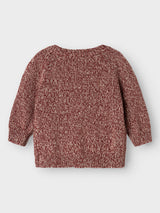 Lil' Atelier Baby Nemo knit vest Hot Chocolate