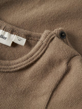 Lil' Atelier Baby Thoro Leo romper Sepia Tint