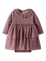 Lil' Atelier Baby Robelle jurk Nostalgia Rose