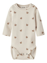 Lil' Atelier Baby Layo kim ls slim body noos Turtledove SQUIRREL