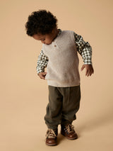 Lil' Atelier Mini Rokko spencer Oxford Tan MELANGE