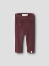 Lil' Atelier Baby Thora Huk legging Catawba Grape