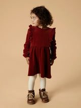 Lil' Atelier Mini Saga Sag jurk Red Dahlia