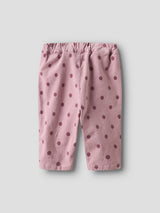 Lil' Atelier Baby Somba Cord broek Violet Ice DOTS