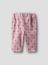 Lil' Atelier Baby Somba Cord broek Violet Ice DOTS