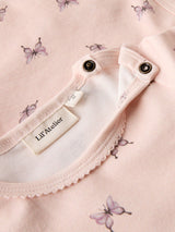 Lil' Atelier Baby Gayo Sig romper Peach Blush BUTTERFLY