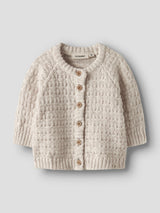Lil' Atelier Baby Bella vest Novelle Peach MELANGE