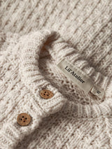 Lil' Atelier Baby Bella vest Novelle Peach MELANGE