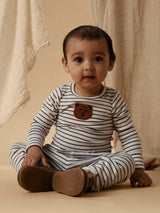 Lil' Atelier Baby Tonto Tor romper Coconut Milk