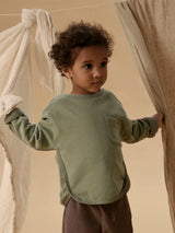 Lil' Atelier Mini London Bo sweater Seagrass