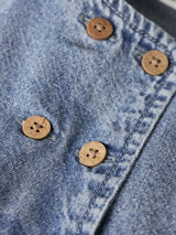 Lil' Atelier Mini Taya jurk Medium Blue Denim