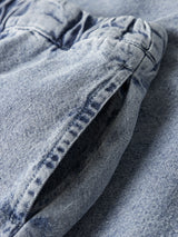 Lil' Atelier Mini Taya wide jeans Medium Blue Denim