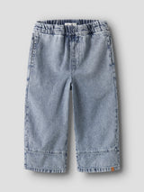 Lil' Atelier Mini Taya wide jeans Medium Blue Denim