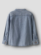 Lil' Atelier Mini Taya blouse Medium Blue Denim