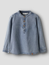 Lil' Atelier Mini Taya blouse Medium Blue Denim