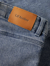 Lil' Atelier Mini Nadie wide jeans Medium Blue Denim
