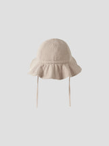 Lil' Atelier Baby Folly zonnehoedje Oxford Tan
