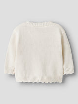 Lil' Atelier Baby Dola vest Coconut Milk