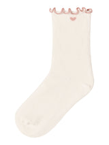 Lil' Atelier Mini Fiducia sokken Coconut Milk MISTY ROSE