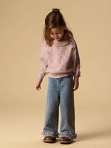 Lil' Atelier Mini Damla wide jeans Medium Blue Denim