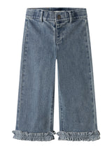 Lil' Atelier Mini Damla wide jeans Medium Blue Denim