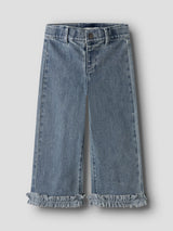 Lil' Atelier Mini Damla wide jeans Medium Blue Denim