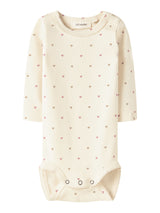 Lil' Atelier Baby Lalo Tig romper Turtledove HEART