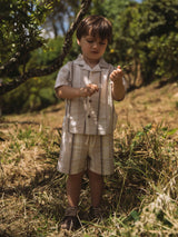 Lil' Atelier Baby Fibert shorts Coconut Milk