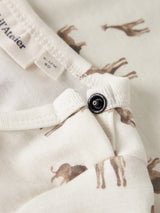 Lil' Atelier Baby Layo Geu romper Coconut Milk LION