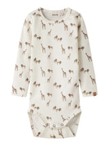 Lil' Atelier Baby Layo Geu romper Coconut Milk LION