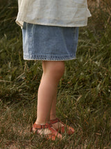 Lil' Atelier Mini Funda loose dnm skirt Medium Blue Denim