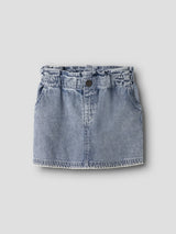 Lil' Atelier Mini Funda loose dnm skirt Medium Blue Denim