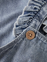 Lil' Atelier Baby Funda loose dnm shortall Medium Blue Denim